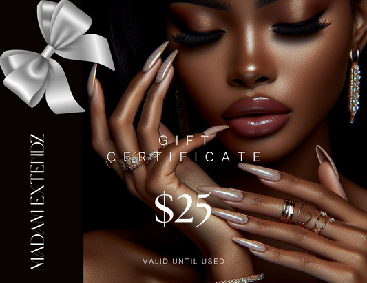 Luxury Nail Gift Certificate – Treat Them to Sparkle, Style & Self-Care Give the Gift of Choice