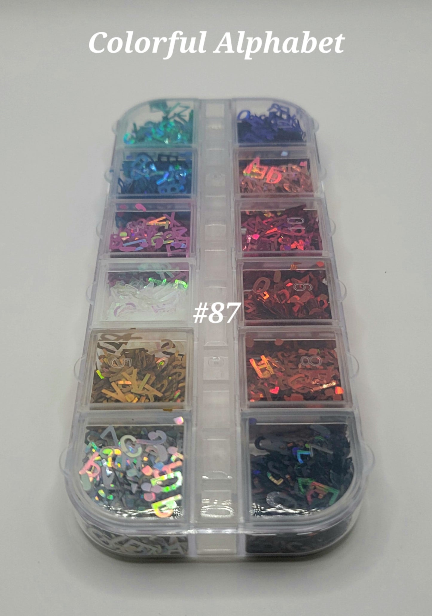 Celestial Grids – Galaxy Accent Glitter (12-Grid Collection)