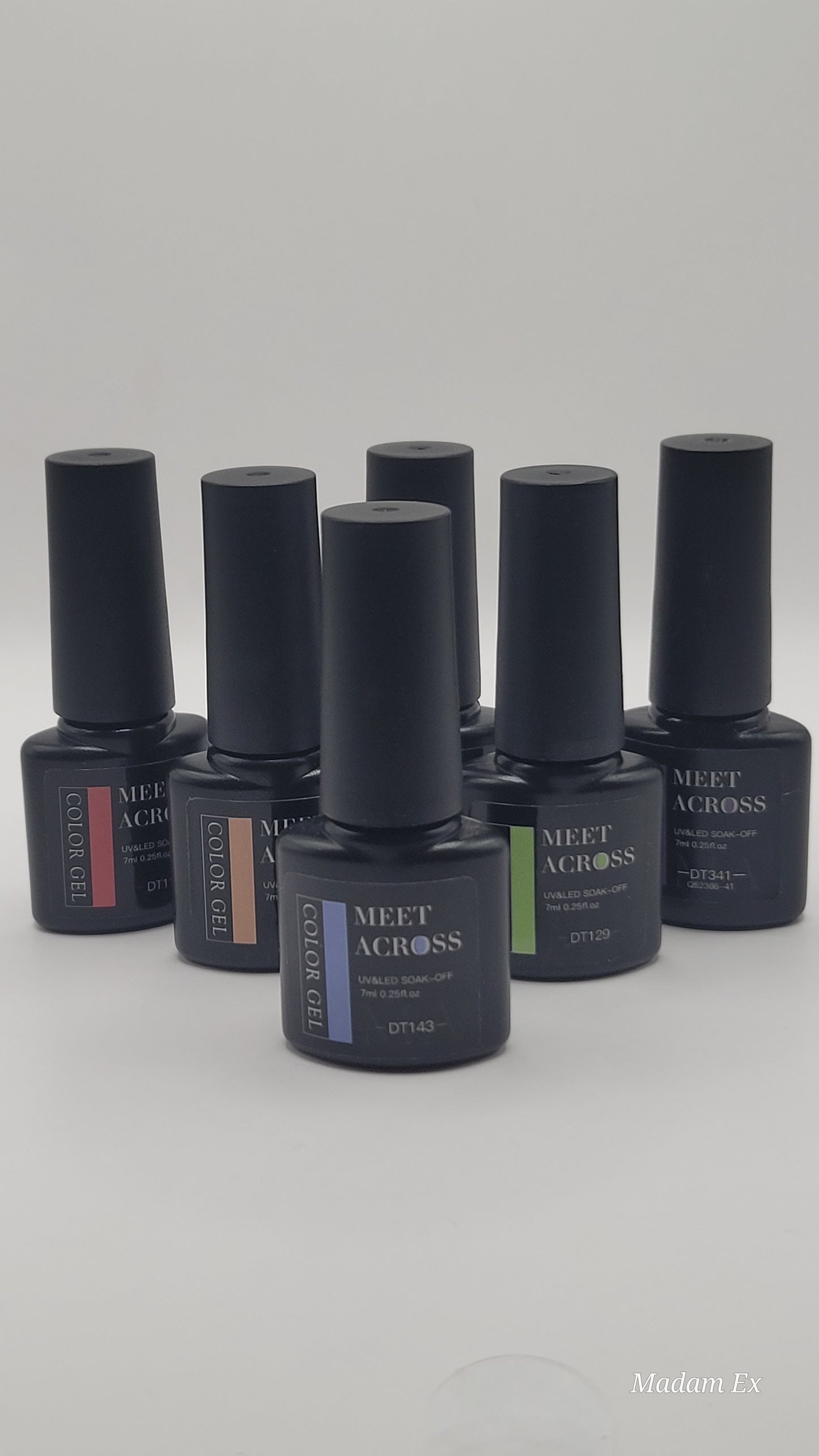 Meet Across UV/LED Soak Off Gel Polish Set – 2pcs, 7ml Each