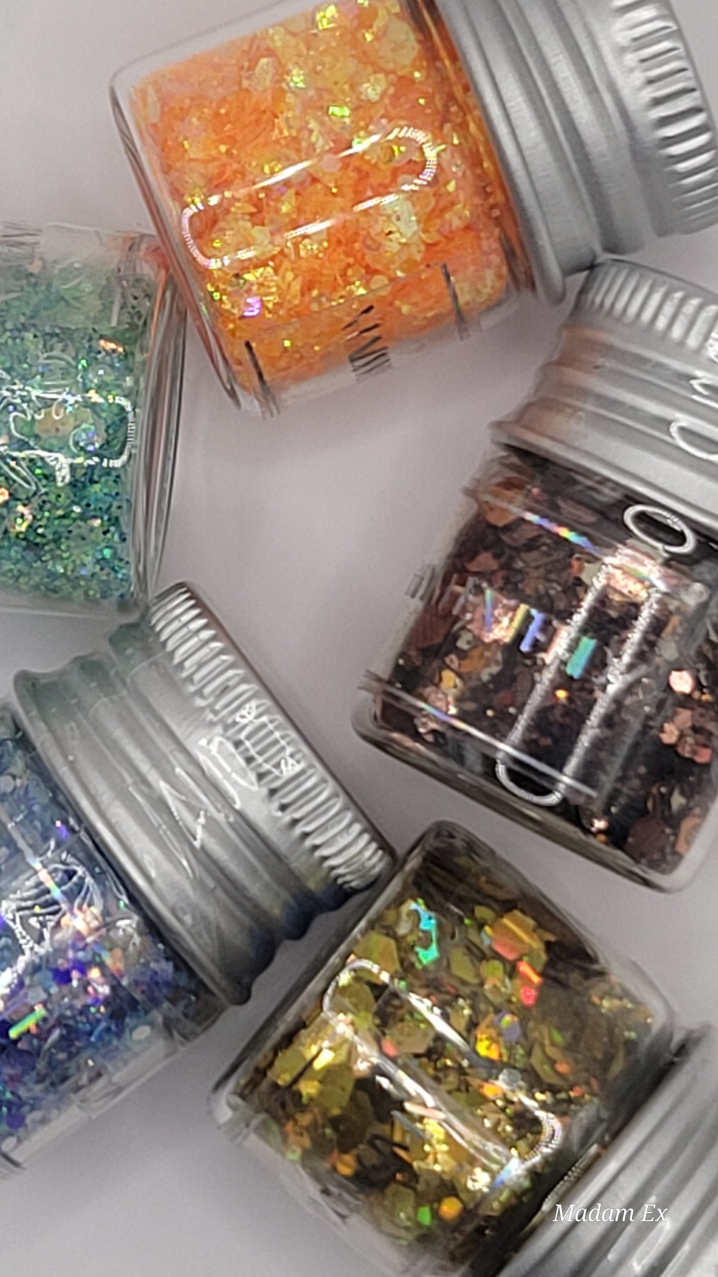 Glitter Mistery Bundle Sets – 18pcs, 12pcs & 8pcs | Nail Art, Crafts & Resin Projects