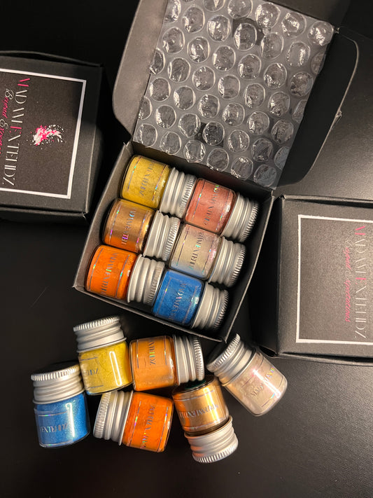 Color Couture Mica Muse-9pc 5ml Pigment Mystery Set