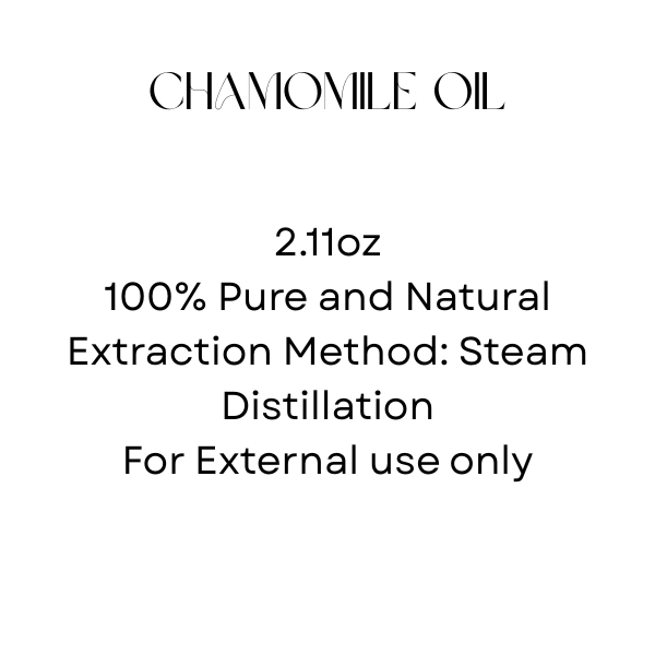 "Pure Chamomile Essential Oil – 2.11 oz (100% Natural, Relaxing & Soothing)"