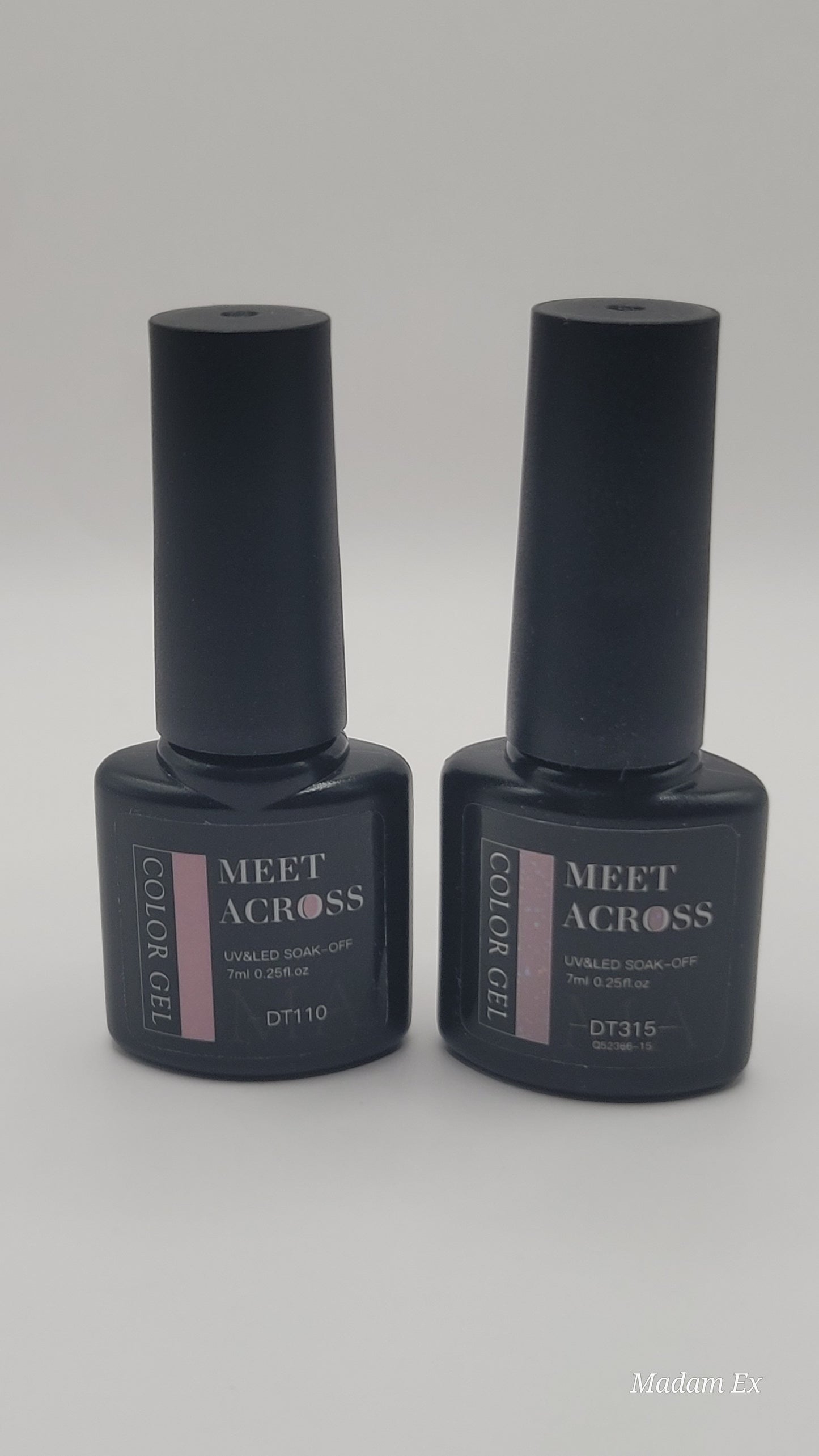 Meet Across UV/LED Soak Off Gel Polish Set – 2pcs, 7ml Each