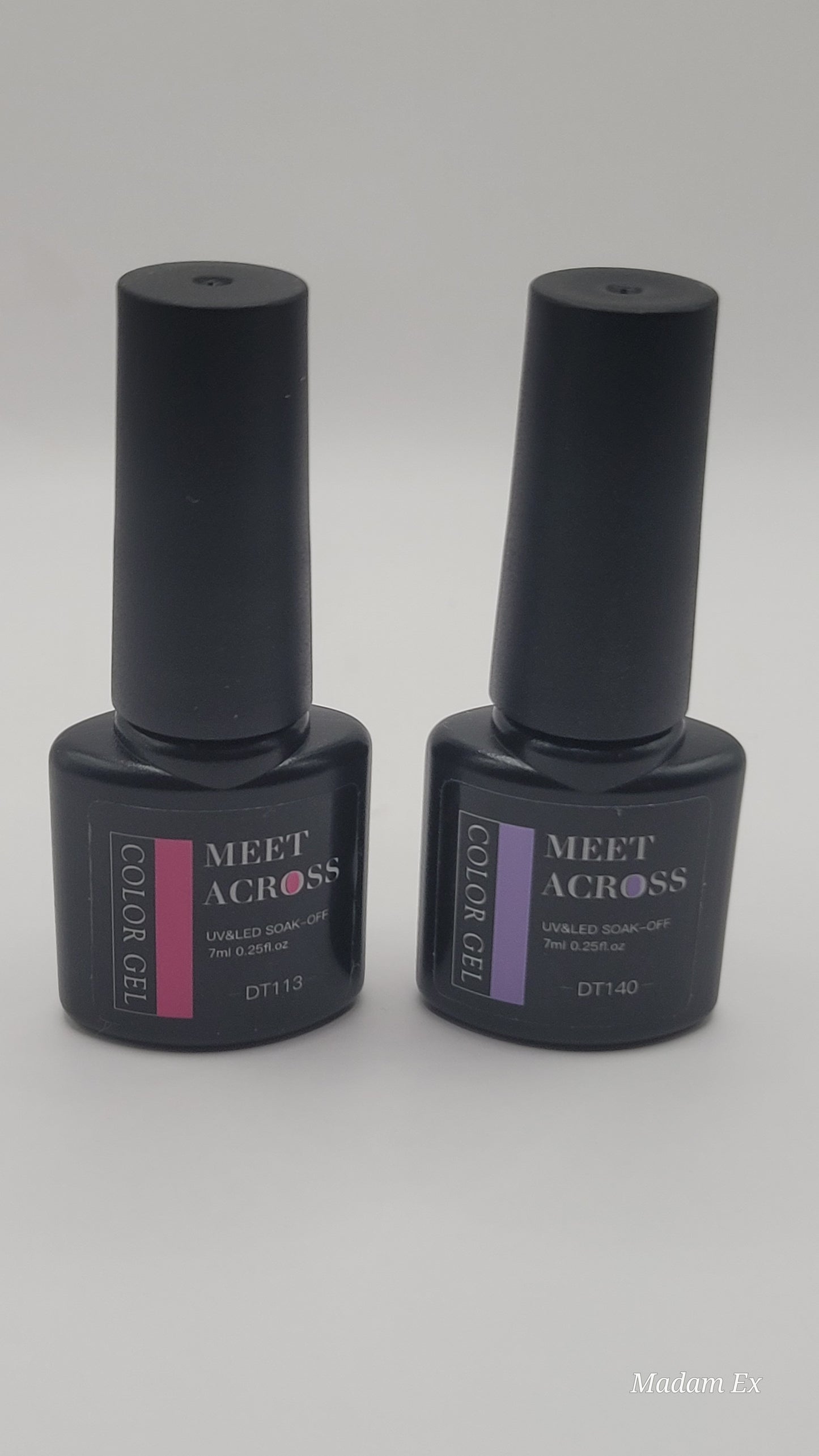 Meet Across UV/LED Soak Off Gel Polish Set – 2pcs, 7ml Each