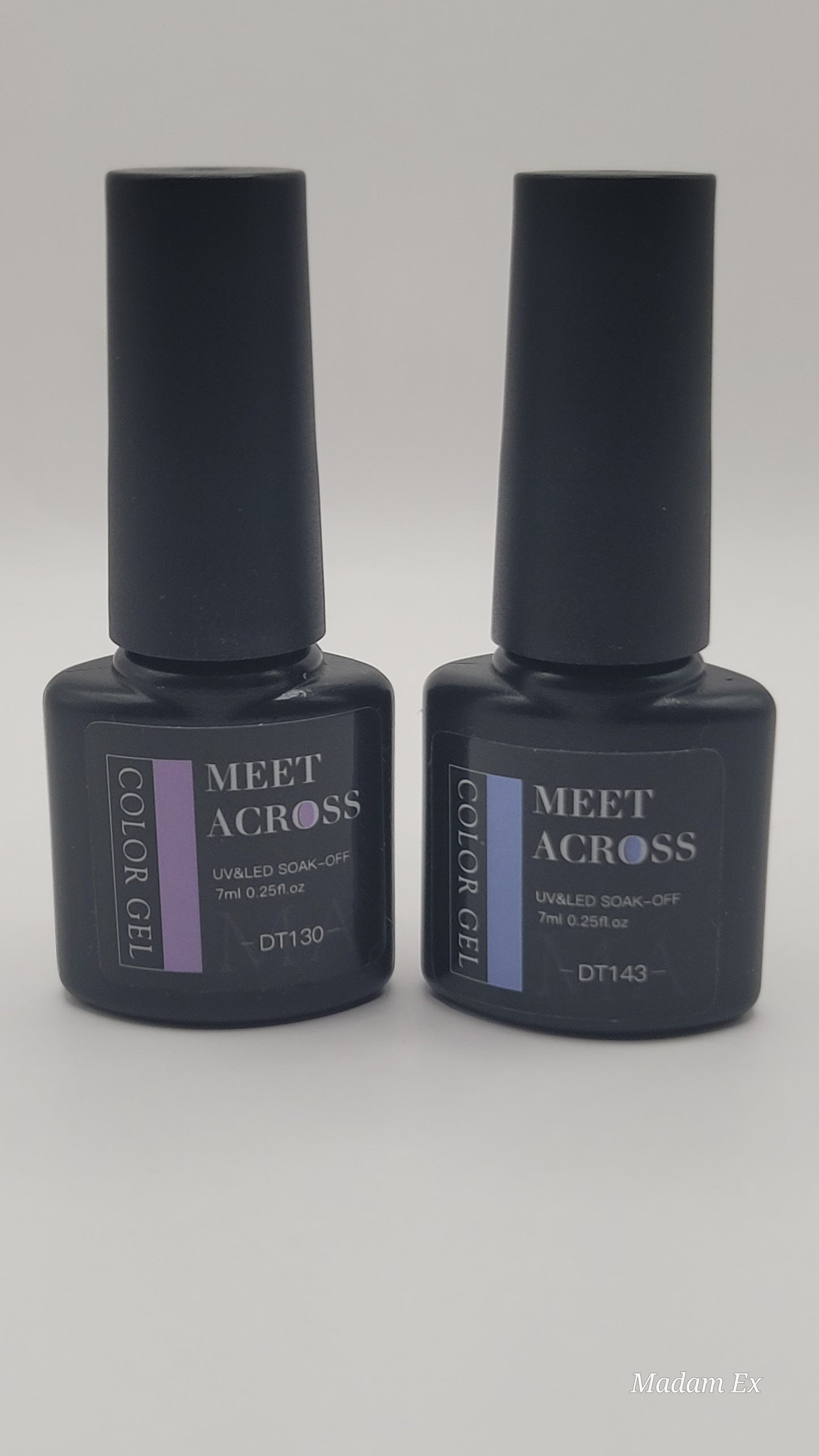Meet Across UV/LED Soak Off Gel Polish Set – 2pcs, 7ml Each