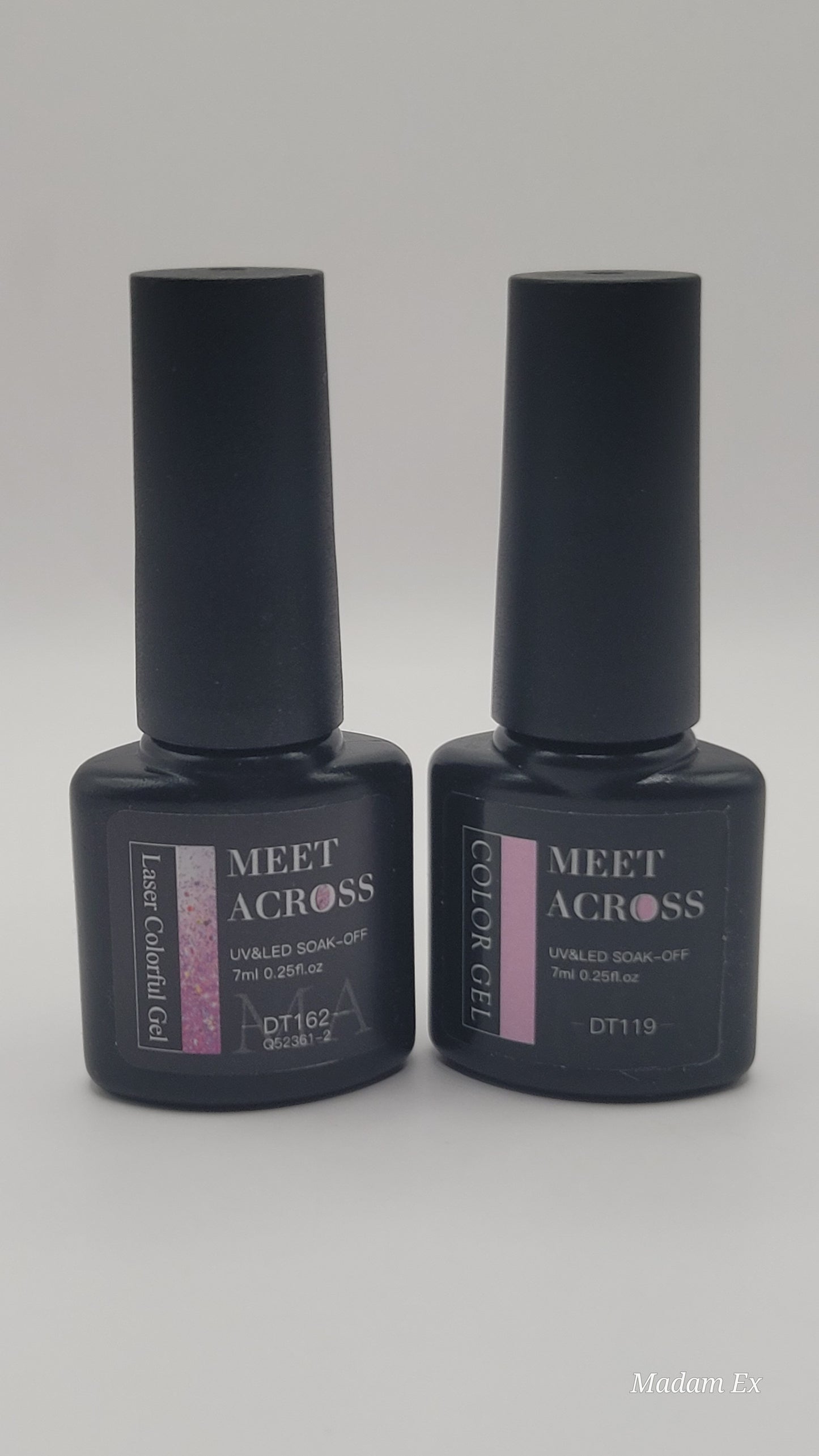 Meet Across UV/LED Soak Off Gel Polish Set – 2pcs, 7ml Each