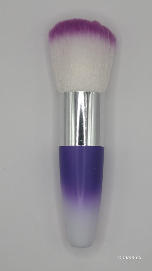 purple Manicure Dust Brush, Nail Art Dust brush, soft bristles, powder remover tool.