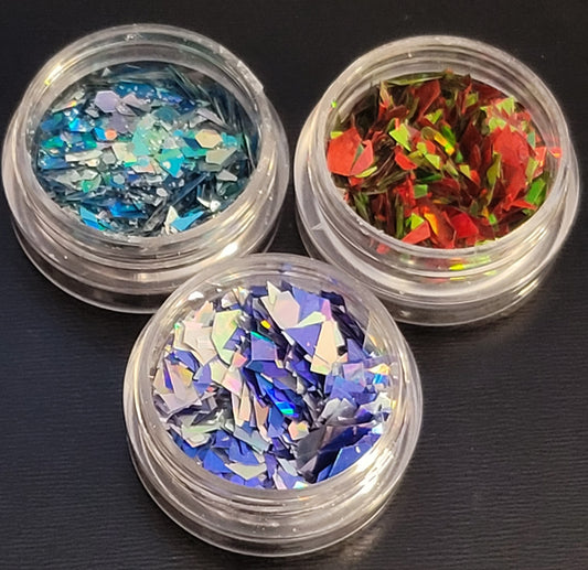 Galaxy Fairy Foil 3pcs Collection/ foil flakes