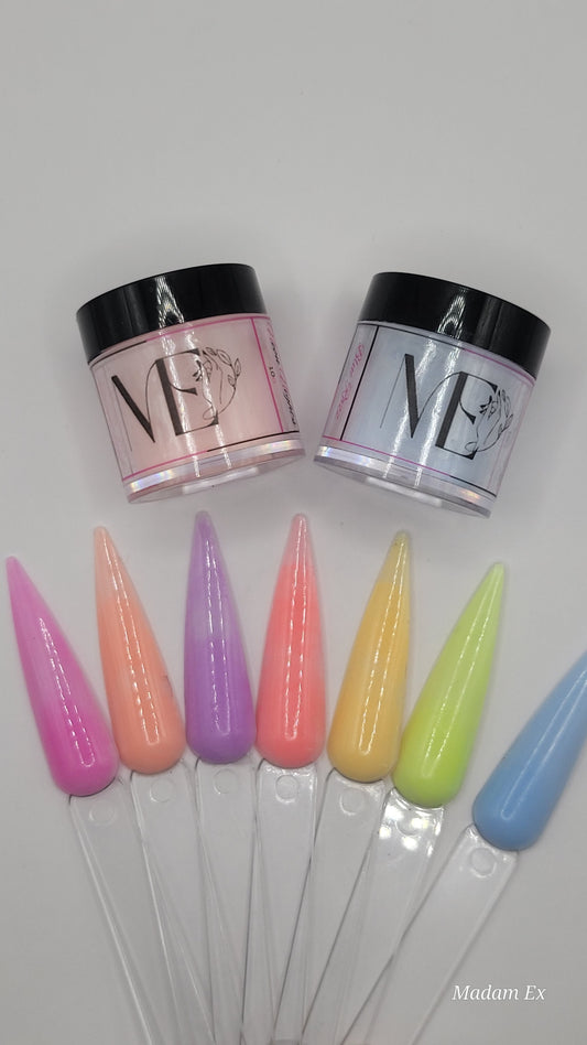 4pcs  glow-in-the dark acrylic powder set