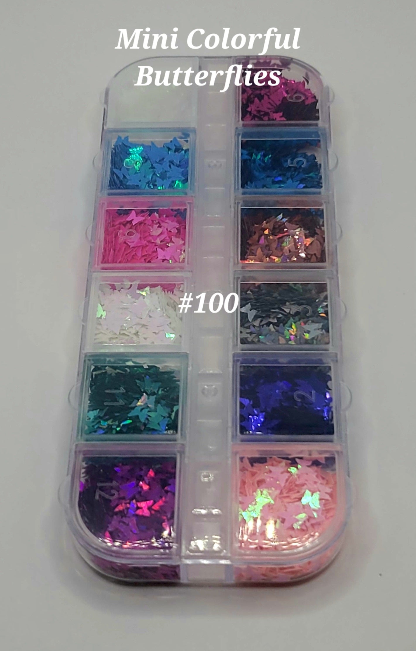 Celestial Grids – Galaxy Accent Glitter (12-Grid Collection)