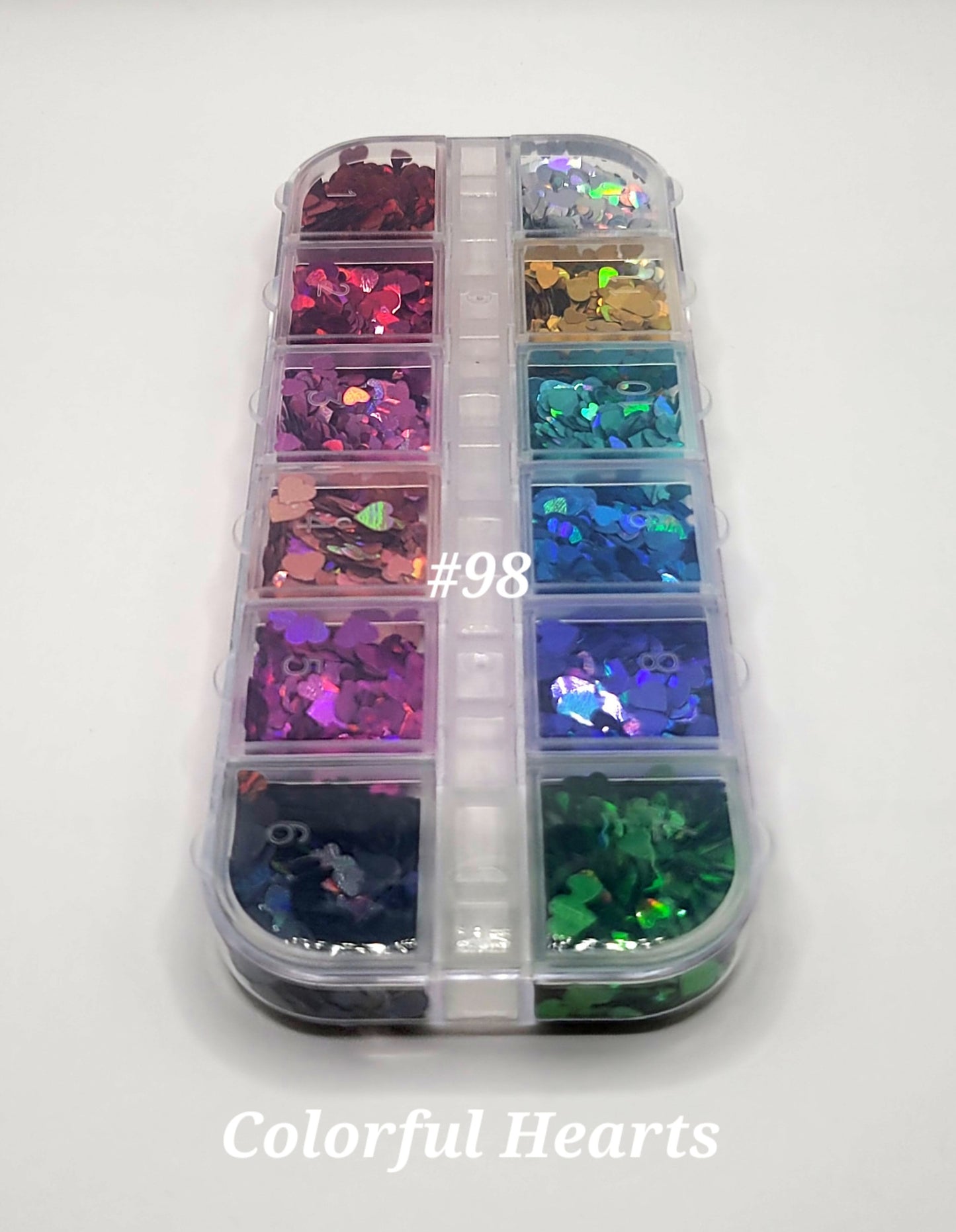 Celestial Grids – Galaxy Accent Glitter (12-Grid Collection)