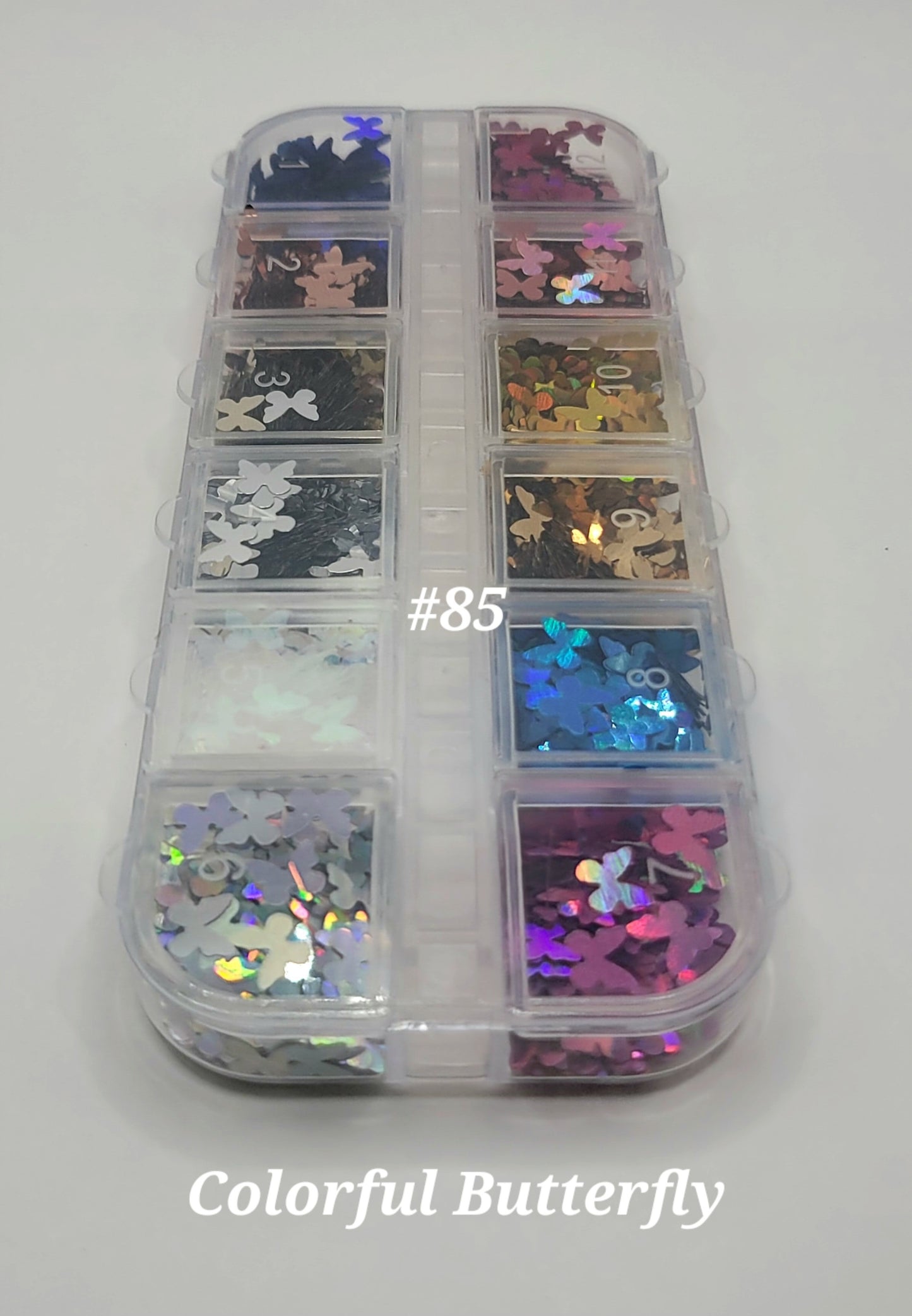 Celestial Grids – Galaxy Accent Glitter (12-Grid Collection)