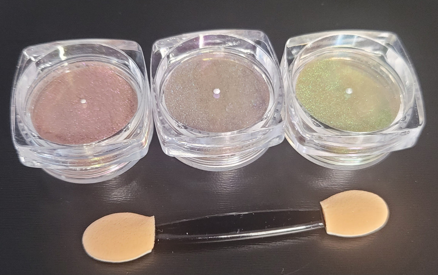 3pc Magnetic Cat Eye Nail Powder Set – Chrome-Shift Pigments for Hypnotic Nail Art