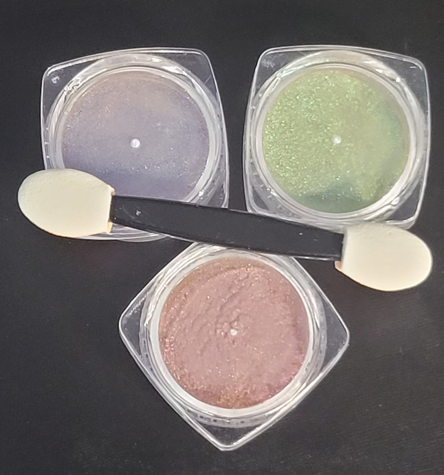 3pc Magnetic Cat Eye Nail Powder Set – Chrome-Shift Pigments for Hypnotic Nail Art