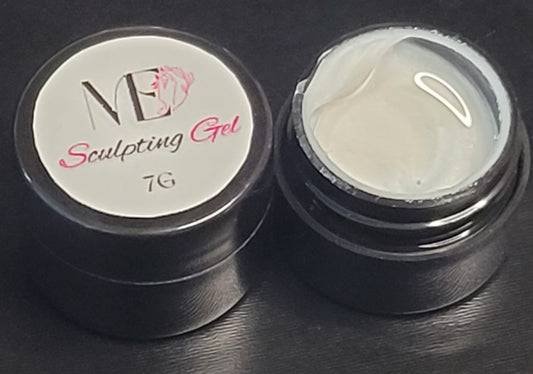 Pearl White Sculpting Accent Gel – Self-Leveling Gel for 3D Nail Art & Builder Designs