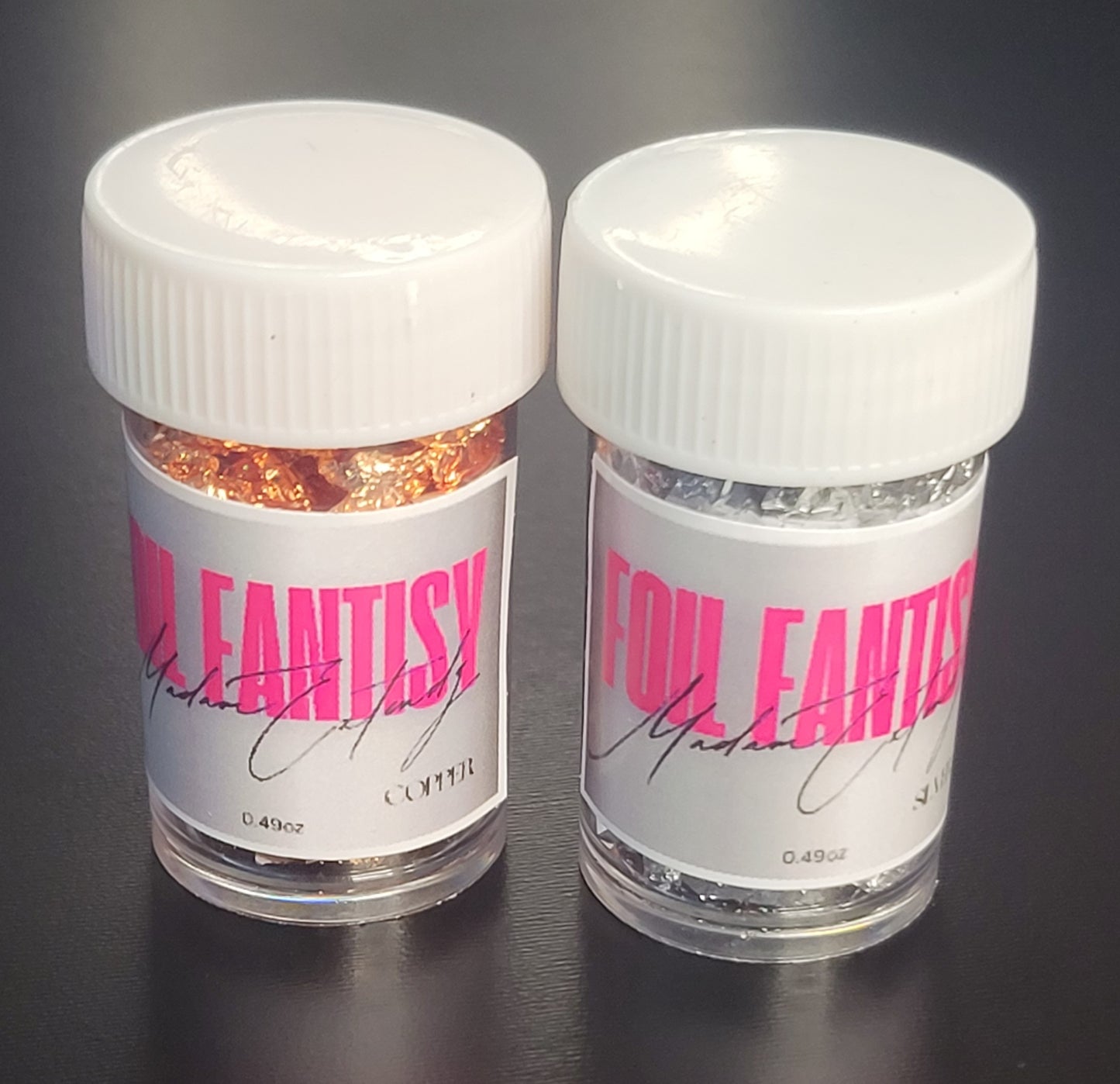 Foil Fantasy Accent Collection – Luxe Silver & Copper Nail Foils for Glam Nail Art & Custom Resin Creations