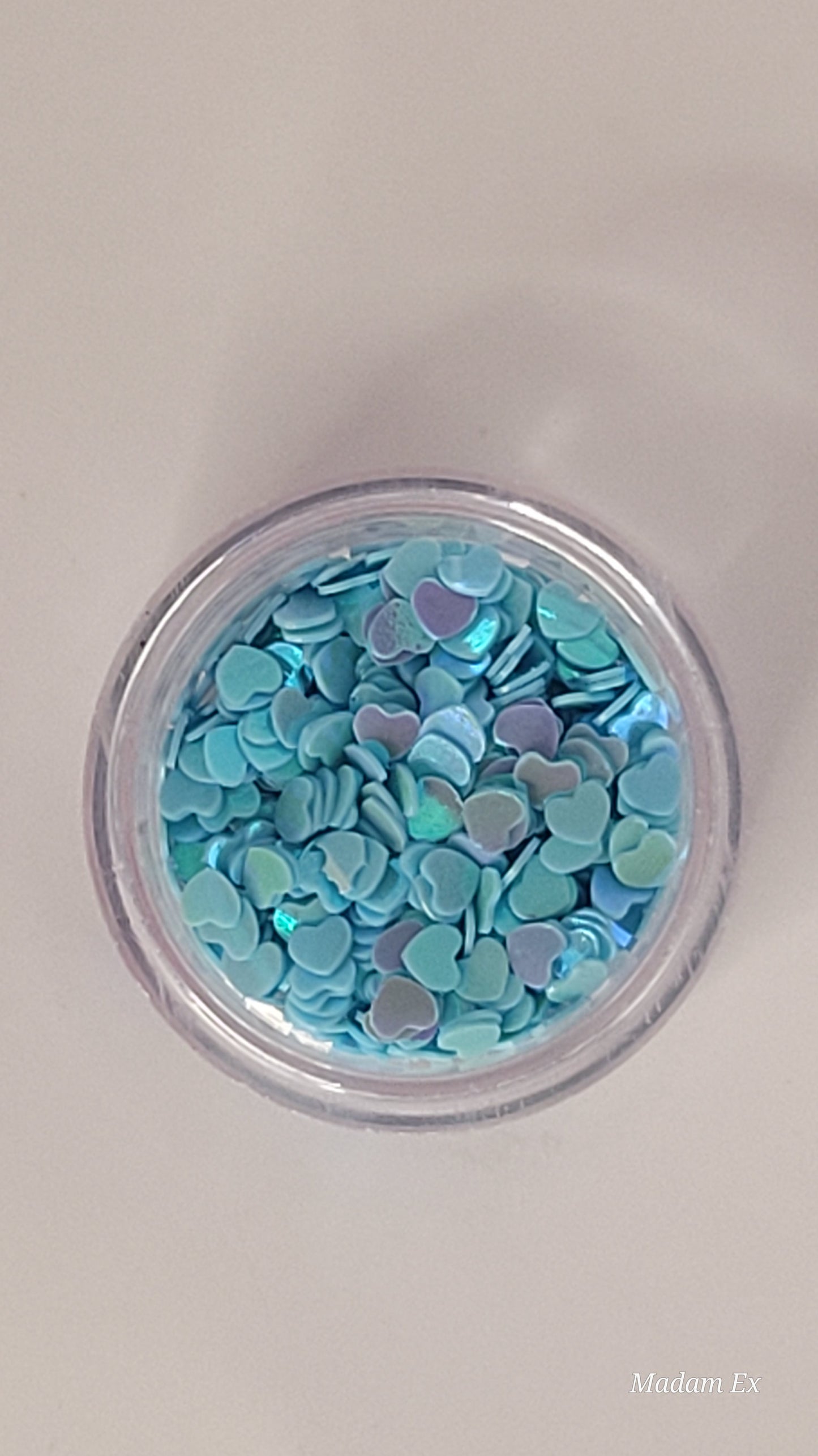 Celestial Accent Pastel AB Glitter Set – 5PC Iridescent Shape Glitter Collection