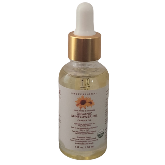 Premium 1oz Sunflower Oil – 100% Pure, Cold-Pressed, All-Natural Skin & Hair Moisturizer