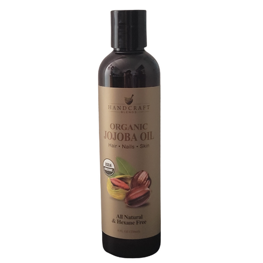 Pure Jojoba Oil 8oz – Cold-Pressed, Unrefined & Organic | Natural Skin & Hair Moisturizer