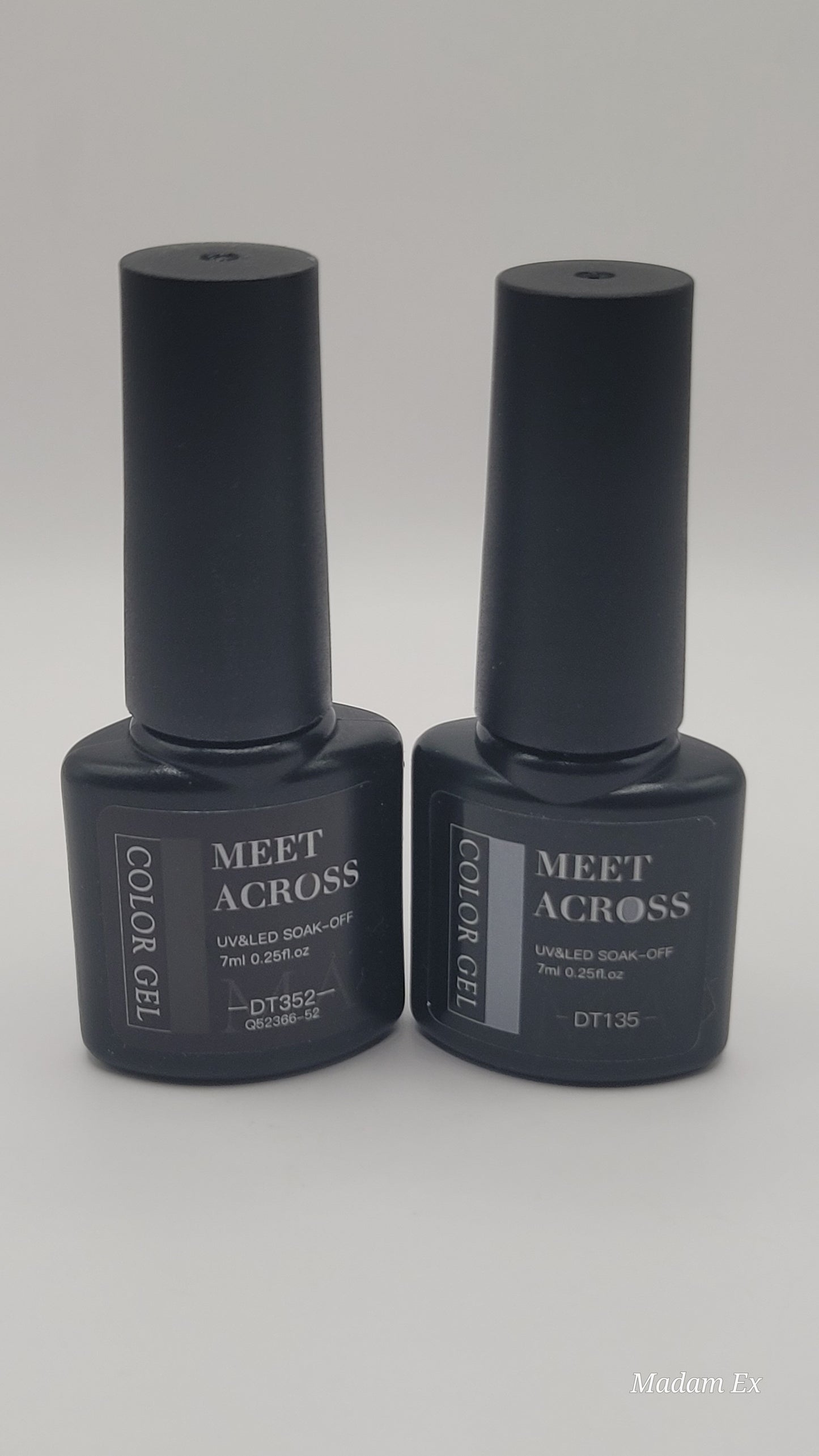 Meet Across UV/LED Soak Off Gel Polish Set – 2pcs, 7ml Each