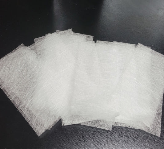 Fiberglass Nail Extension Kit – 25 Wraps & 5 Stainless Steel Shaping Clips for Flawless Nail Builds