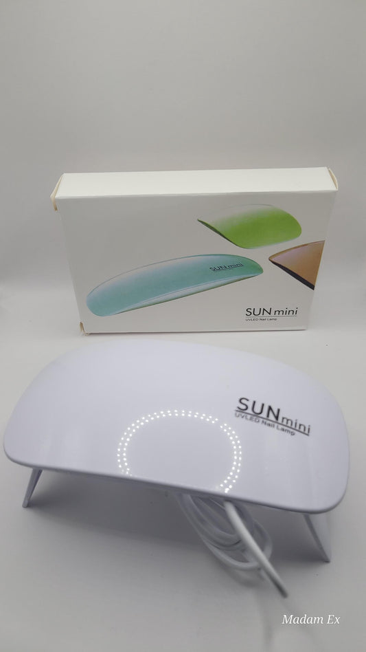 Travel size uv sun lamp- fast, even curing for gel dip nails!