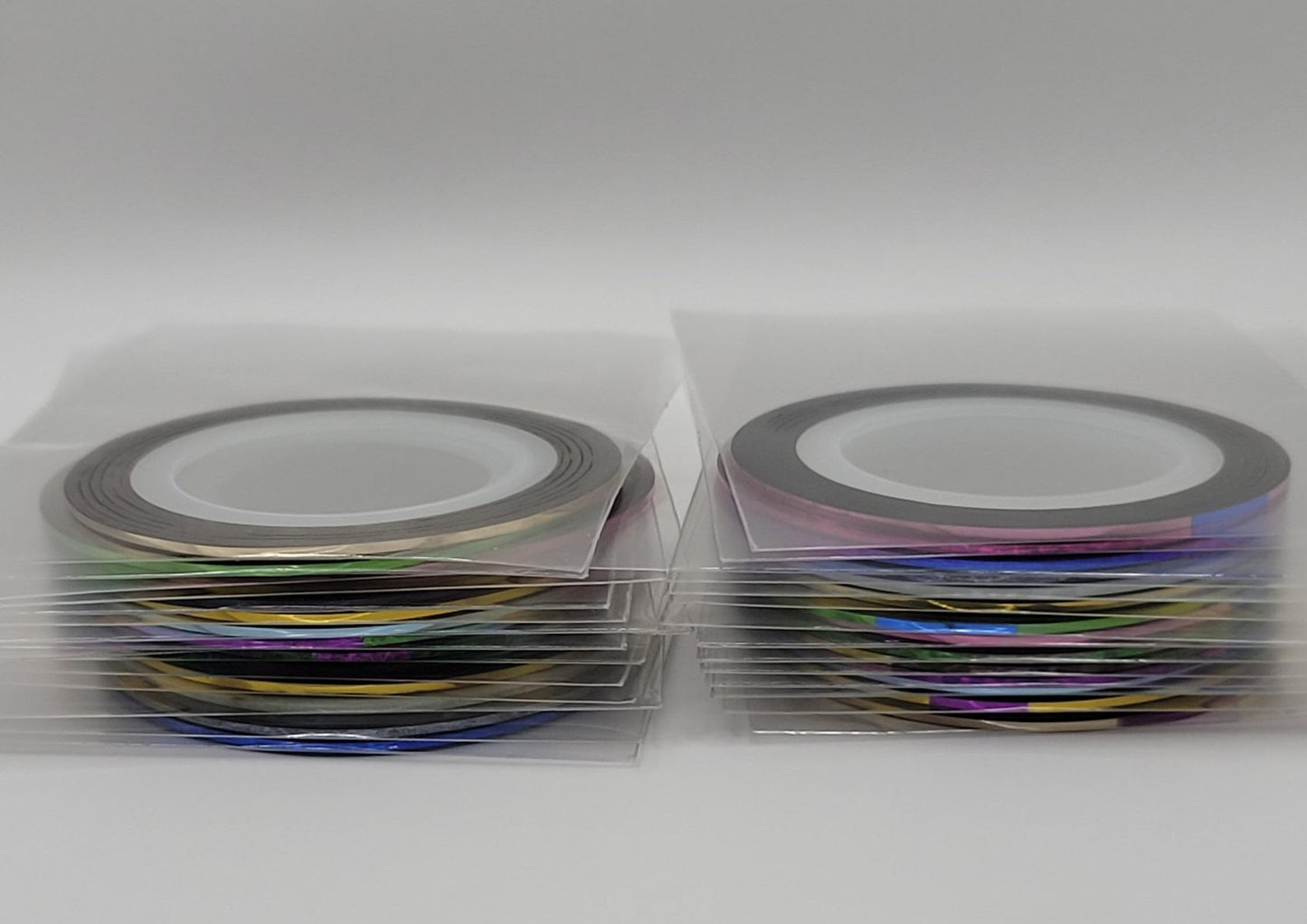 15pcs Professional Nail Striping Tape – Precision Lines & Stunning Nail Art Designs! Metallic Holographic Nail Art Lines 