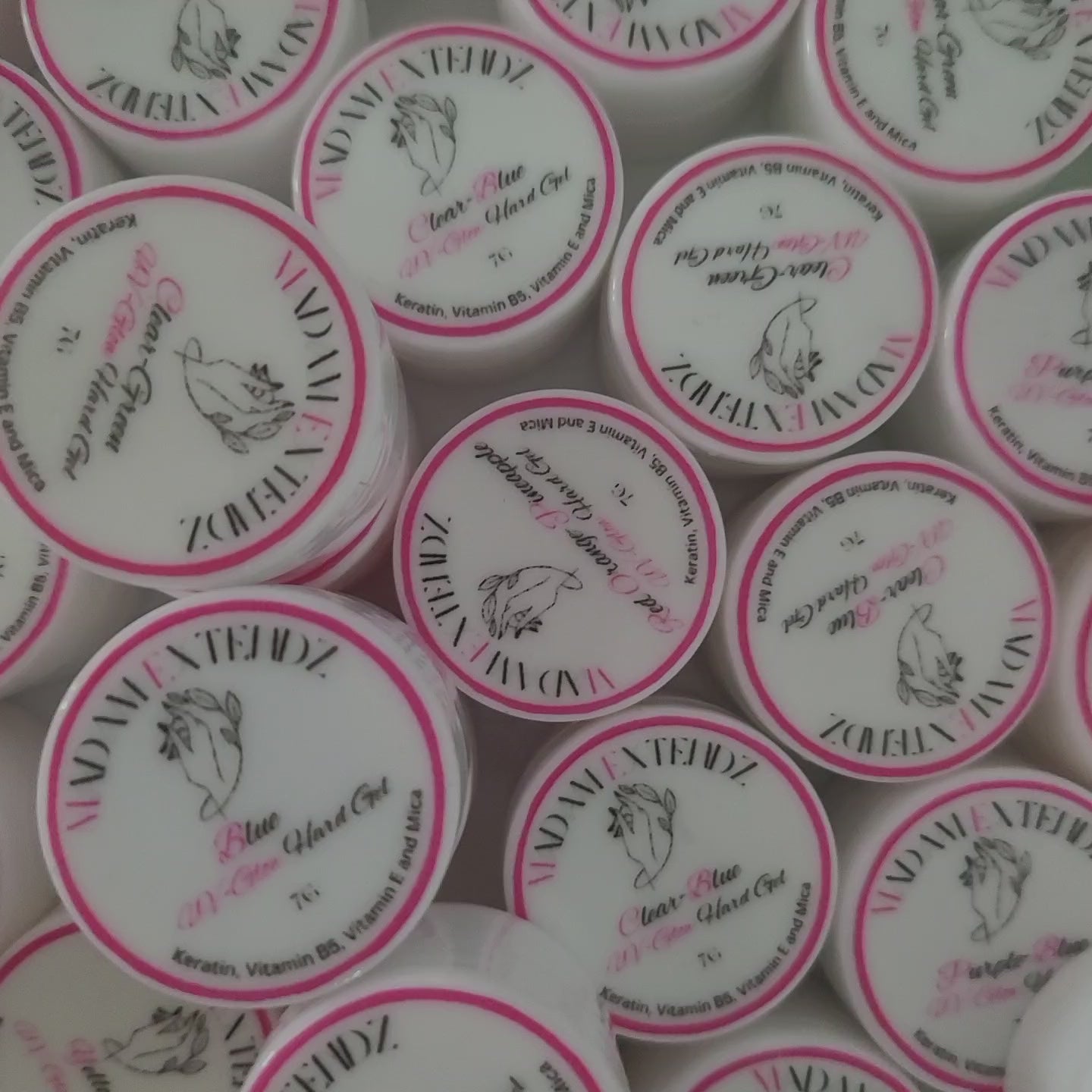 video of hard gel collection